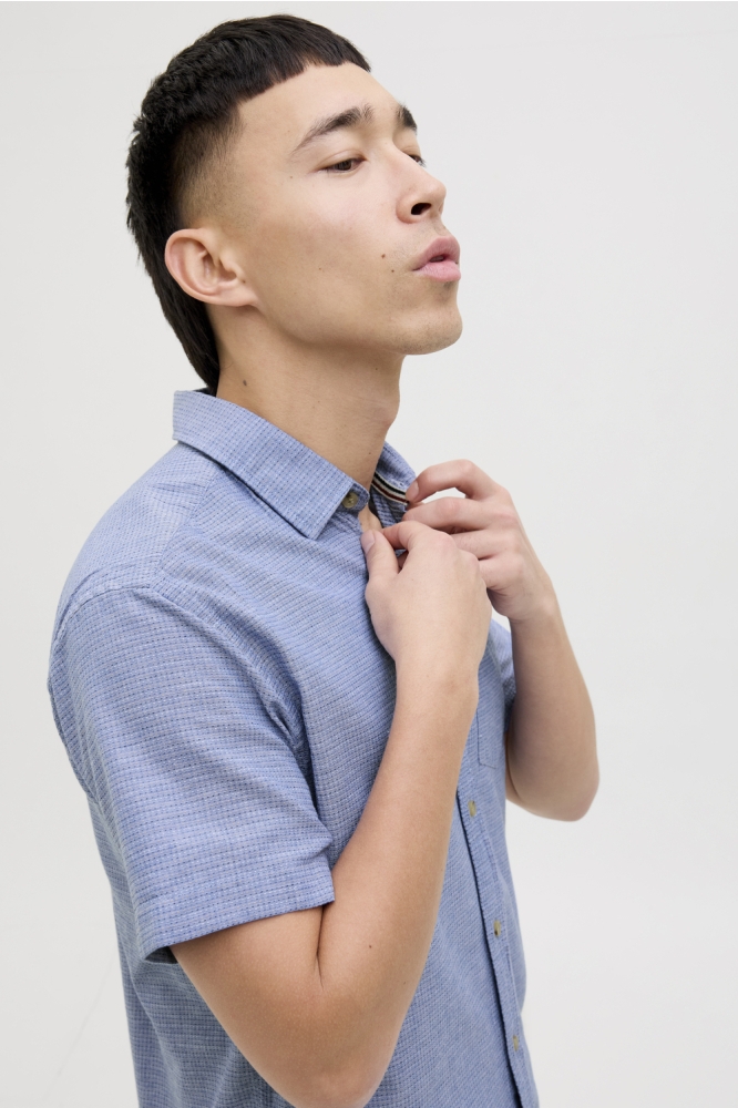 JJABEL SHIRT SS 12268993 ENSIGN BLUE